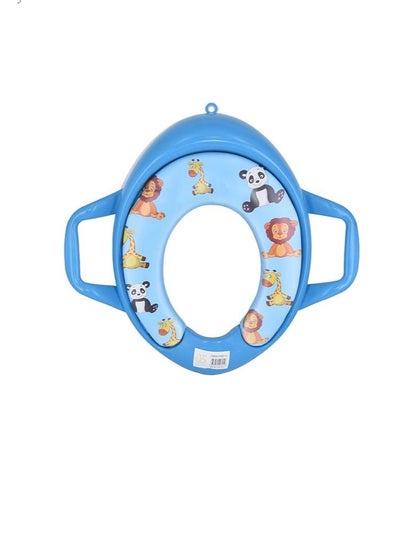 Buy Soft Toilet Training Seat For Babies 18 Months And Above Blue Color in UAE