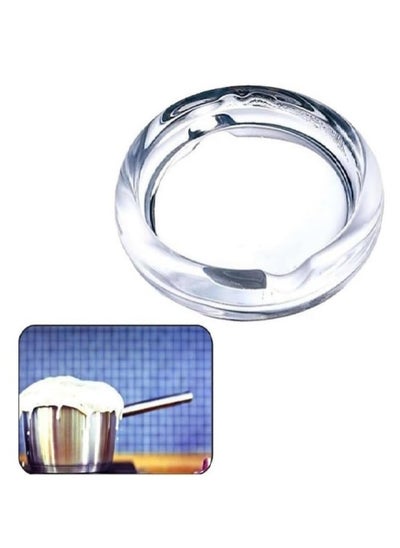 Buy Glass Milk Boil Over Preventer - Glass Stopper to Prevent Milk Boiling and Spilling - Clean Material Milk Boil Preventer - Stopper for Milk Jug to Prevent Milk Overboil in Egypt