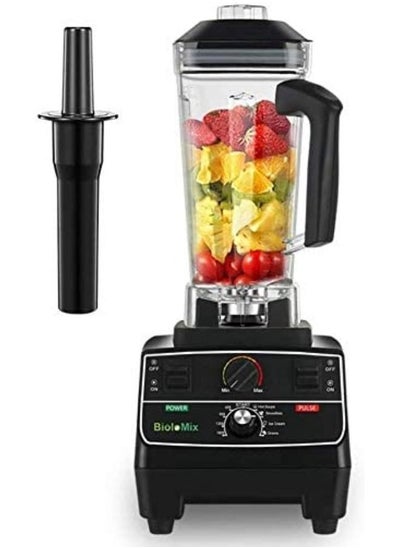 Buy BioloMix BPA Free 2L Jar 2200W Professional Smart Timer Pre-programed Blender Mixer Juicer Food Processor Ice Smoothies Crusher. in UAE