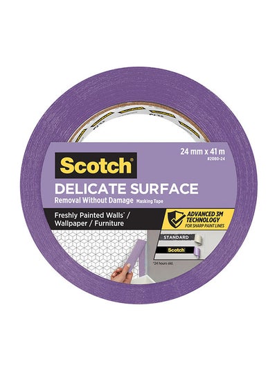 Buy Scotch Delicate Surface Advanced Masking Tape 2080, 24mm x 41m. 1 roll/pack in UAE