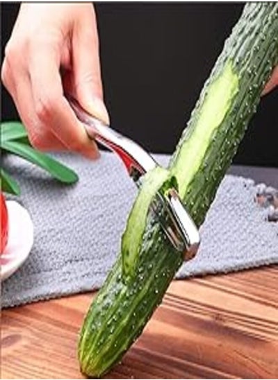 Buy Special Offer (20 Peelers) Stainless Steel Potato Peeler with Non-Slip Handle, Rotary Blade Vegetable Peeler, Professional Kitchen Tool for Peeling Fruits and Vegetables in Egypt