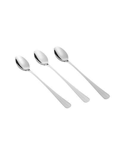 اشتري Soda Spoon Classic Cutlery Set of 3 Pc Food-Grade Stainless Steel - 398SS Soda Spoon في الامارات