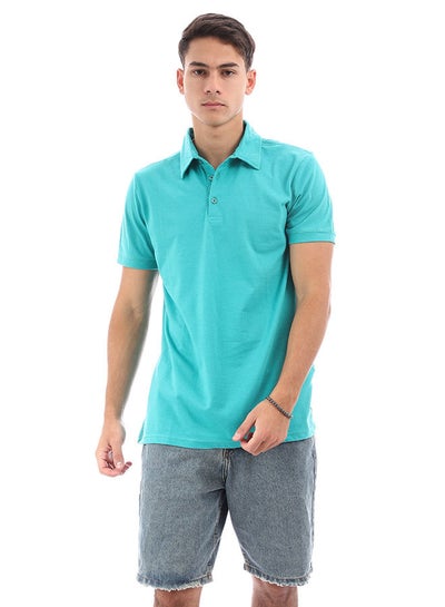 Buy Jade Three Buttons Short Sleeves Polo Shirt in Egypt