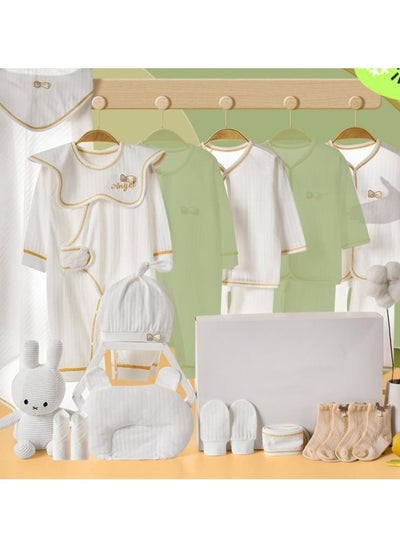 Buy 19 Piece Baby Gift Box Set, Newborn White Clothing And Supplies, Newborn Clothing Set Including Dolls in UAE