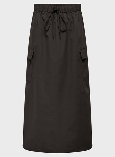 Buy Drawstring Pocket Detail Skirt in Saudi Arabia