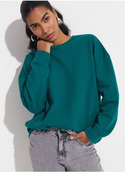 Buy Crew Neck Oversized Sweatshirt in UAE