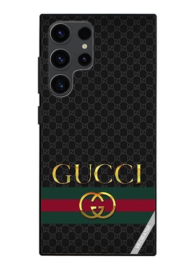 Buy Protective Case Cover For Samsung Galaxy S24 Ultra Gucci Design Multicolour in UAE