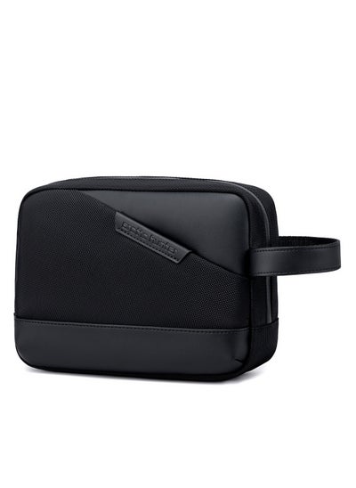 Buy Unisex Clutch Bag Durable Premium Water Resistant Carry All Bag with Multiple Pockets for Men and Women K00691 Black in UAE