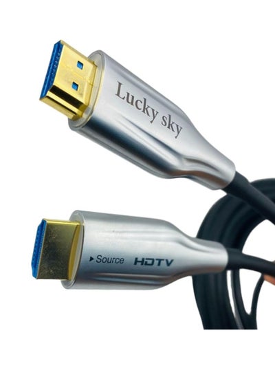 اشتري لاكي سكاي لاكي كابل ألياف بصرية HDMI بطول 5 متر ، سلك HDMI طويل 4K يدعم 4K@60Hz / 18 جيجابت في الثانية (عرض النطاق الترددي) HDTV 2.0 ، HDMI-OPT-FIBER-5M في الامارات