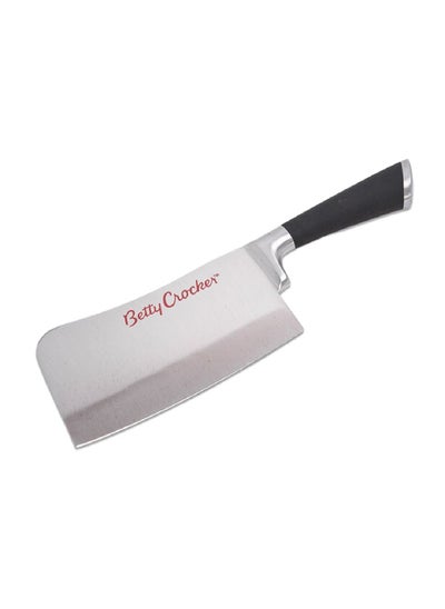 Buy Ergonomic Design Durable Stainless Steel Cleaver Knife Black and Silver 31 x 9.5 cm BC4043 in Saudi Arabia