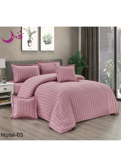 Buy Luxury Hotel Comforter Set For One And A Half Of 4 Pieces in Saudi Arabia