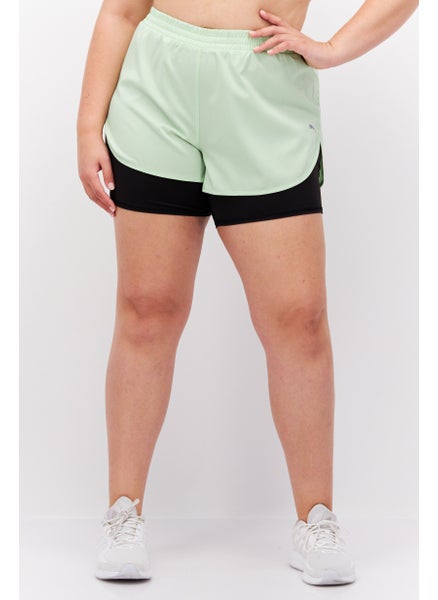 Buy Women Sportswear Fit 2 in 1 Training Short, Green in UAE