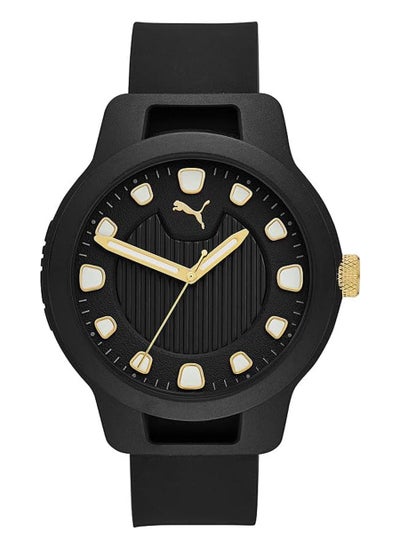 Buy Reset V1 Analog Quartz Watch for Men With Black Silicone Band- 3 ATM - P5033 in UAE