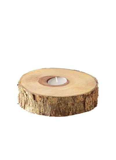 Buy Round wooden candle in Egypt