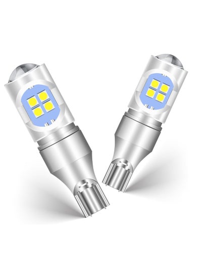 Buy LED Bulb for Backup Light Reverse Lights High Power 3030 12-SDM Chipsets Error Free 906 W16W 922 T15 Bulbs 6500K White Non-polarity Pack of 2 in Saudi Arabia