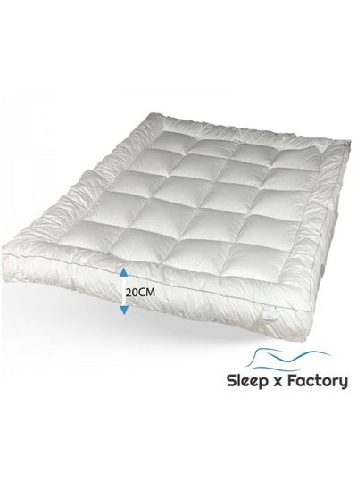 Buy Mattress Topper Size 160X200Cm and 20Cm Height in Saudi Arabia