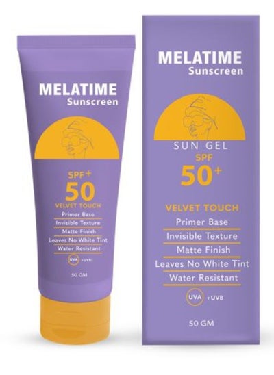 Buy MELATIME SUNSCREEN SUN GEL SPF50+ 50GM in Egypt