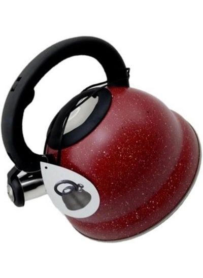 Buy 3L Tea Kettle with Whistle, Granite Coated, Red, 5448 in Egypt