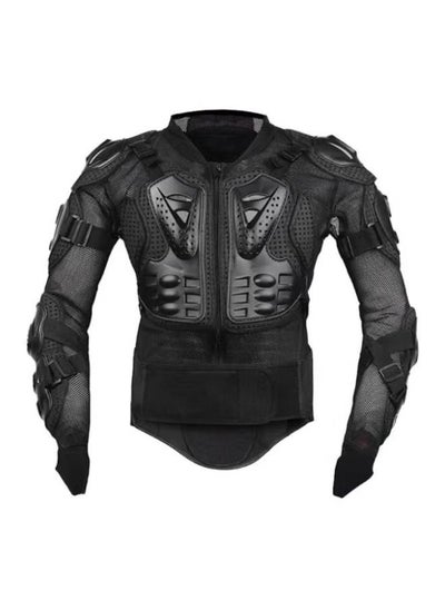 Buy Motorcycle Protective Jacket, Adjustable Riding Jacket Armor, Spine Chest Protection Gear for Dirt Bike Skiing Cycling Motorcycle(Black) in Saudi Arabia