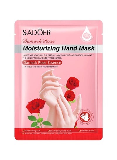 Buy Damask Rose Moisturizing Hand Mask 35g in Saudi Arabia