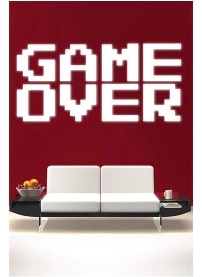 اشتري ملصق حائط اقتباس الحائط من Walliv Game Over Wall 2724295088786 في مصر