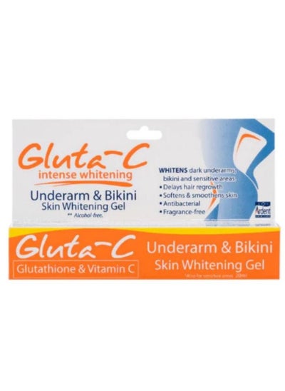 Buy Underarm And Bikini Gel, 20 Ml White 20ml in UAE