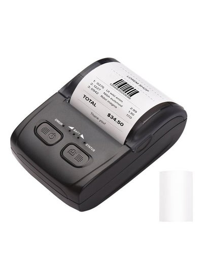 اشتري Portable Wireless All-In-One Thermal Printer Black في الامارات