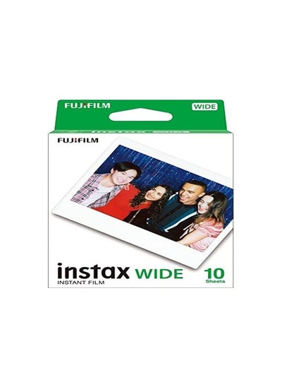 Buy Wide Film White Border, 10 Shot Pack in UAE