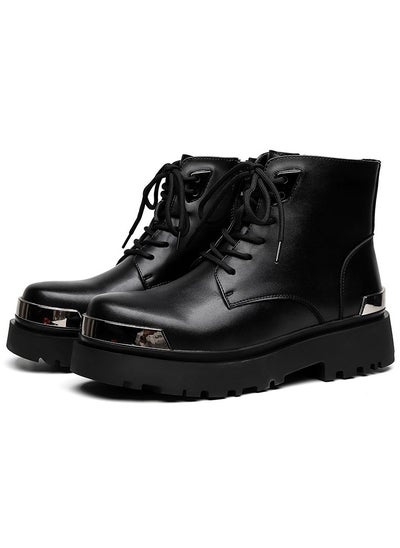 Buy New Youth Fashion Thick Sole High Top Boots in UAE