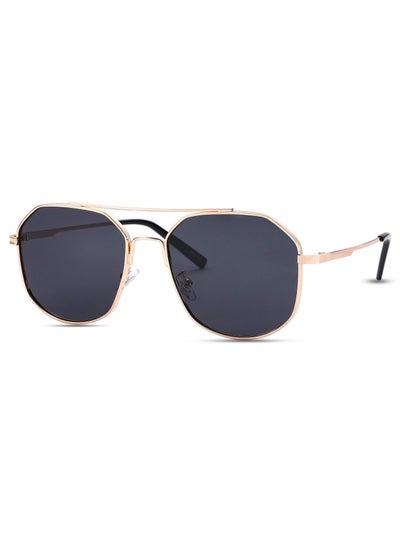 Buy Polarized Aviator Sunglasses For Men And Women Hexagon Fashion Designer Square Sunglasses in Saudi Arabia