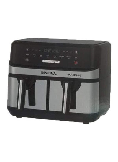 Buy Air Fryer Black & Silver, 9 Litre,Nova NAF-3438D-2 in UAE