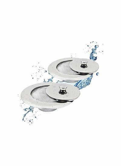 Buy Premium Kitchen Sink Strainer and Stopper Set with Fine Mesh Design for Efficient Drainage in UAE