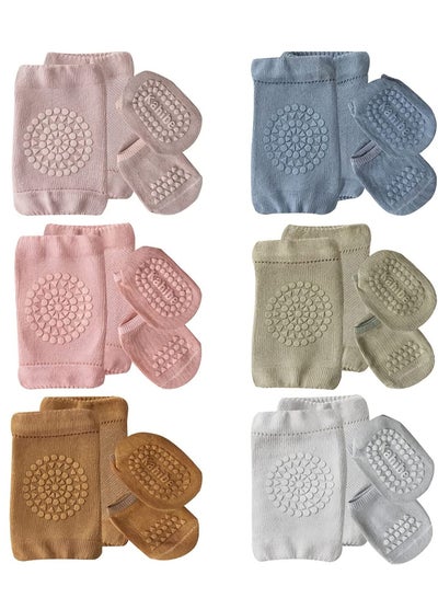 Buy Baby Knee Pads, Anti-slip Foot Socks, Anti-Slip Baby Crawling Knee Pads, Adjustable Elastic Baby Knee Protectors Leg Warmers Elbow Pads with Eco-friendly Rubber for Toddler Infants Kids, 0-24 Months in Saudi Arabia