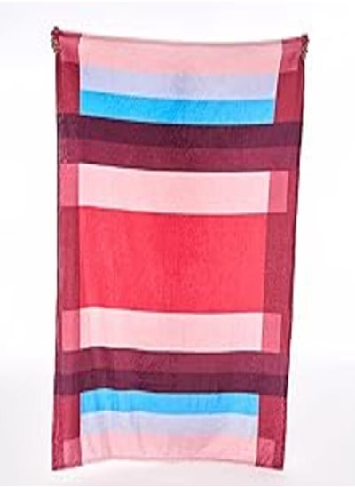 Buy Ricrack Rendack Fleece Blanket, 140 cm x 170 cm Size, Red in Egypt