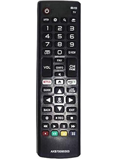 Buy Remote Control For Lg Netflix Screen Black in Egypt