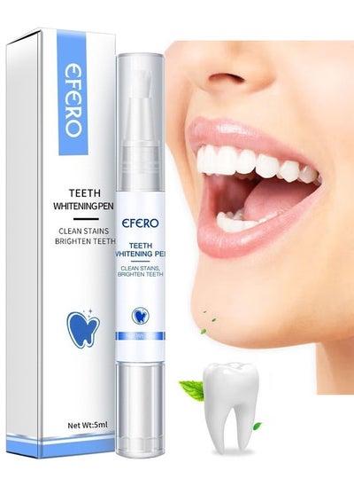 Buy Teeth Whitening Pen, Cleaning Serum Remove Plaque Stains Dental Tools Whiten Teeth Oral Hygiene Tooth Whitening Pen Effective Transparent White Teeth Tooth Whitener Bleach Ph Neutral in Saudi Arabia