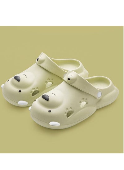 اشتري Cute bear slippers Heavy soled deodorant non-slip slippers في الامارات