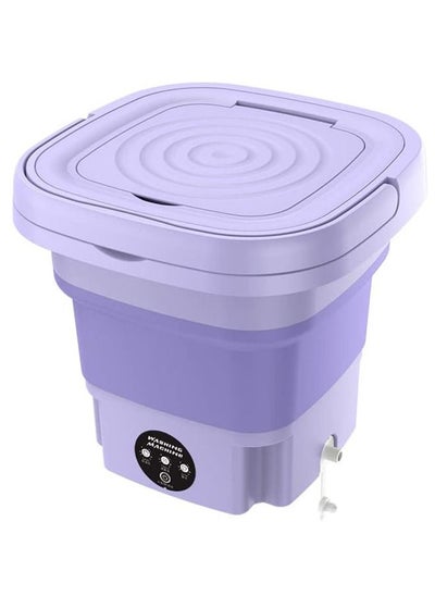 Buy Portable Washing Machine, Mini Foldable Washer,Spin Dryer Small Foldable Bucket Washer, Suitable for Apartment Dorm,Travelling in Saudi Arabia