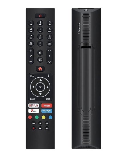 اشتري جهاز تحكم عن بعد لتلفزيون JVC Bush Digihome Luxor Polaroid Finlux Celcus Techwood Logik Vestel الذكي مع أزرار Prime Video Netflix Youtube F play Freeview، لا يتطلب أي إعداد في الامارات