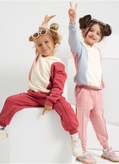 Buy Girls  Printed Cotton Set of sweatshirt and pants - Kashimer in Egypt