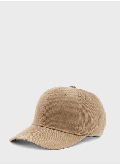 Buy Corduroy Curve Peak Cap in UAE