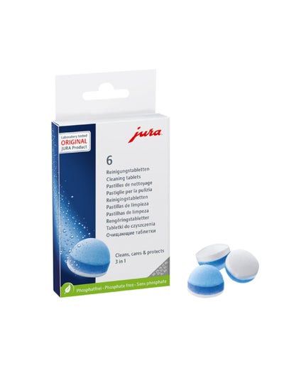 Buy Jura 3-Phase-Cleaning Tablets (Box of 6) in UAE