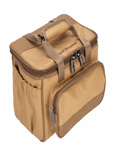 Buy Wazfah bag for trips, Camping bag, Kaki, Size 28*21*21Cm in Saudi Arabia