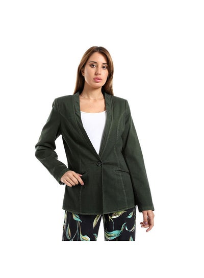 اشتري ESLA Long Jacket Olive في مصر