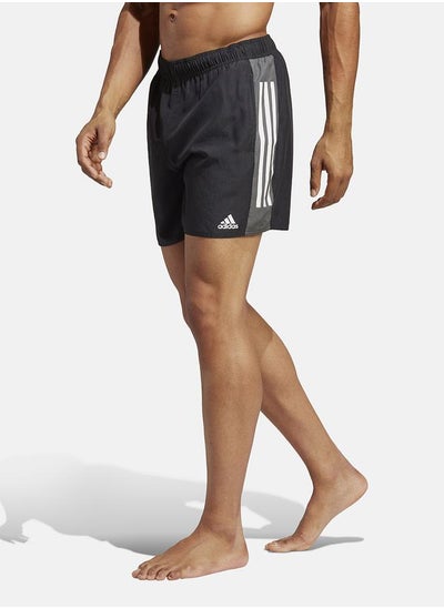 اشتري Short Length Colorblock 3-Stripes Swim Shorts في السعودية