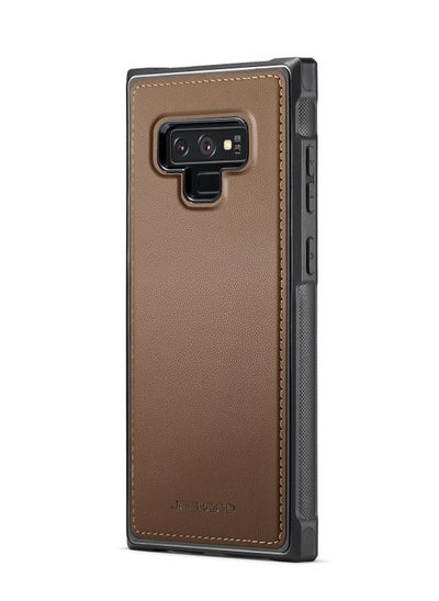 Buy CaseMe Phone Case Compatible with Samsung Galaxy Note 9 Luxury PU Leather Back Cover Cover Compatible with Samsung Galaxy Note 9 - Brown in Egypt