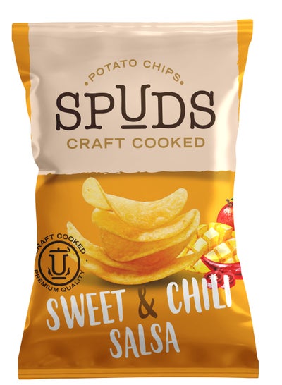 Buy Spuds Sweet & Chili Salsa Potato Chips Craft cooked 45g in UAE