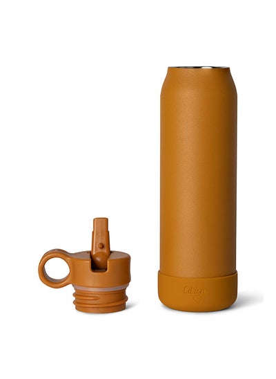 Buy 2023 Stainless Steel Water Bottle 350ml Caramel in UAE