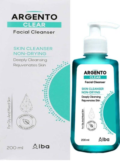 Buy Argento Clear Facial Cleanser Skin Cleanser 200ml in Egypt