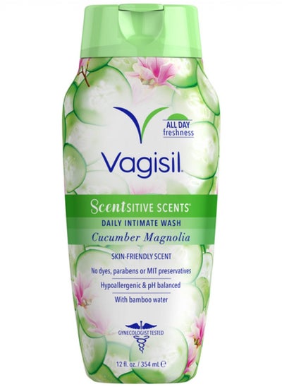 Buy Daily Intimate Wash With Cucumber Magnolia Scent 354 Ml in Saudi Arabia